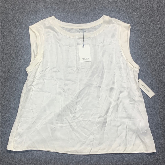 Liverpool Tops - NWT Liverpool Cream/Off white Tank Top - Size MP Petite
